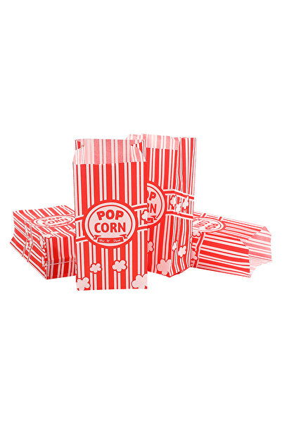 Choice1 ٢٠ حقيبة فشار، ٢٠/٥٠ كيس فشار، أكياس ورقية فردية للفشار، حقيبة طعام ل...