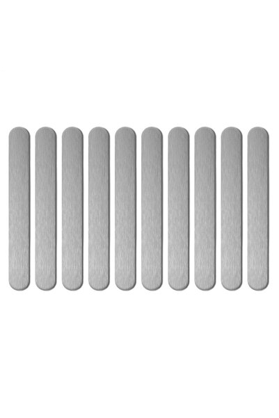 Choice Gray 10pcs Metal Strips for Magnets Phone Case Steel Plates Self-Adhes...