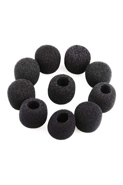 Choice onesize 10PCS Microphone Windscreen Sponge Cover Headset Mic Foam Cove...