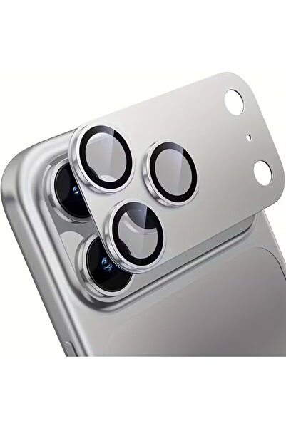 choice2 For iPhone 17Pro Max Metal Silver For Phone 17 Pro Max Camera Lens Pr...