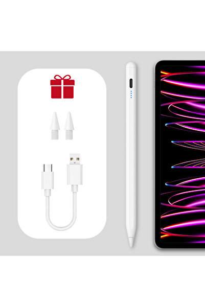 Choice4 قلم EMTRA أبيض اللون متوافق مع قلم Apple Pencil 2025 لأجهزة iPad Air ...