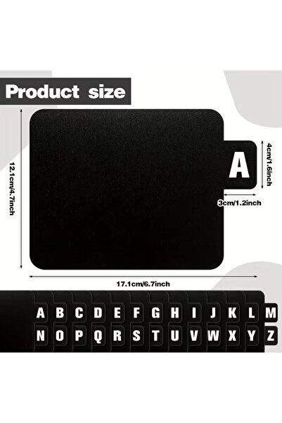 Choice مجموعة واحدة من فواصل تنظيم أسطوانات CD/DVD/Vinyl، مرتبة أبجديًا من ال...