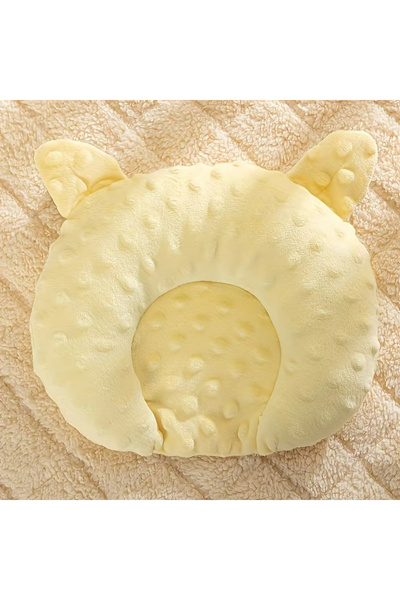 Choice Yellow Cozy U-Shaped Cartoon Design Sleep Pad for Small Dogs-Deep Slee...