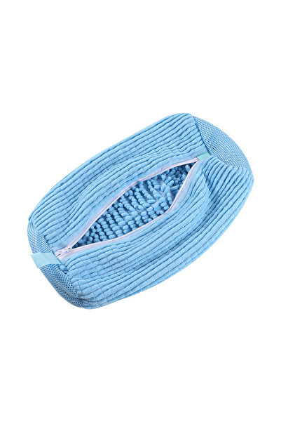 Choice حقيبة غسيل الأحذية من قطن، لون أزرق، قطعة واحدة، مقاس XL، أو قطعتين، م...