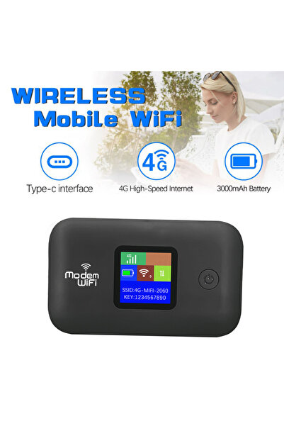 Choice black 4G LTE Mobile Hotspot for Travel 4G Router with SIM Card Slot 30...