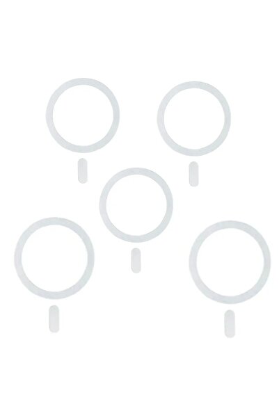 Choice10 5 قطع بيضاء، 5/10 قطع، حلقات معدنية عالمية لشاحن ماج سيف المغناطيسي ...