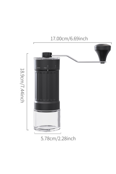 Choice KMDJ-HC Mini Manual Coffee Grinder, 40 Adjustable Settings, Portable H...