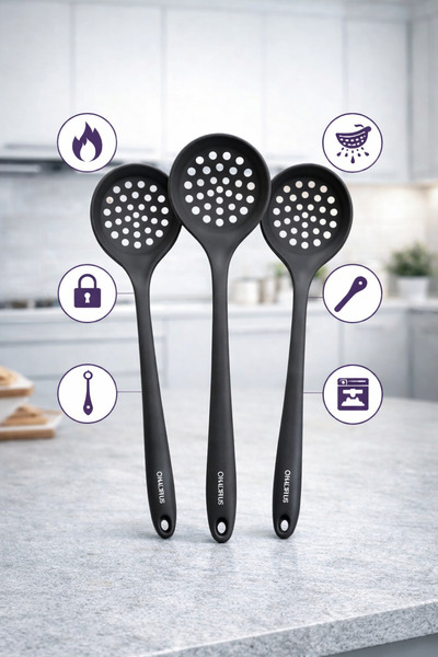 Single (3 Pieces) Kevgir Ultra Hard Tip Heat Resistant Fireproof Non-Stick