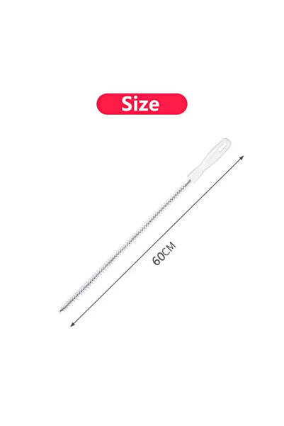 Choice فرشاة تنظيف أنابيب المياه بطول 60 سم، أداة تنظيف الأنابيب، منظف شعر ال...