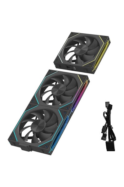 choice2 RGB Reverse Blades 3 Fans Black Forward LDPCSJ OEM PRISM 5 PRO Comput...