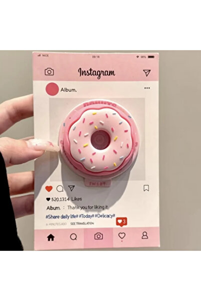 Choice CX-1309 Cute 3D Doughnut For Magsafe Griptok Phone Holder Support For ...