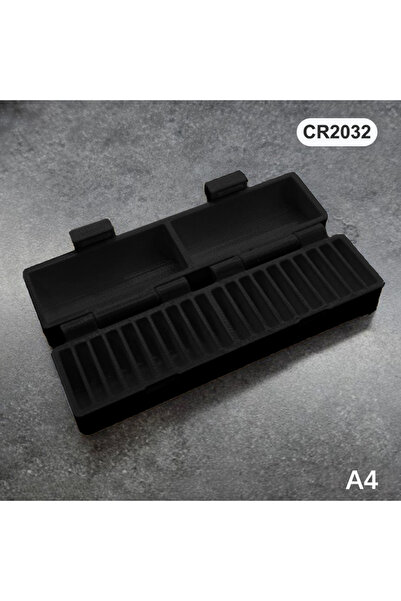 choice2 A4 CR2032/CR2025 Battery Storage Box 20 Hole Portable Prevents Batter...