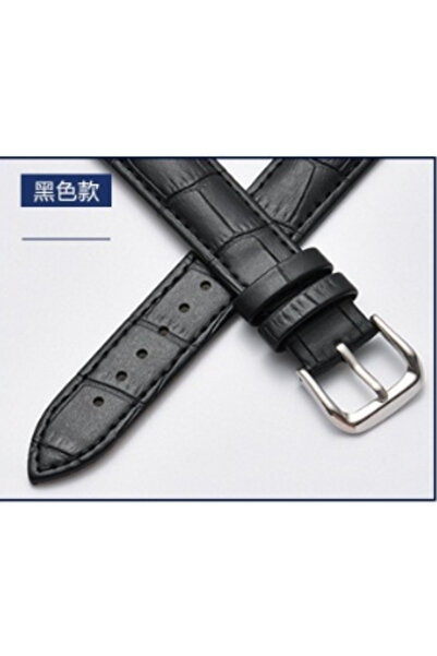 Choice25 20mm Black Universal Replacement Leather Watch Strap Leather Watchba...