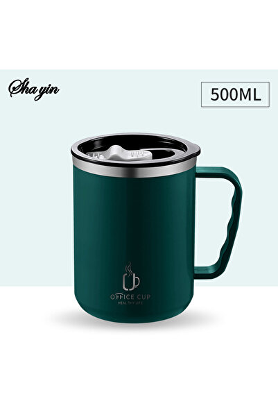 Choice1 زجاجة ماء من الفولاذ المقاوم للصدأ 304 سعة 500 مل/17 أونصة، مزدوج، كو...