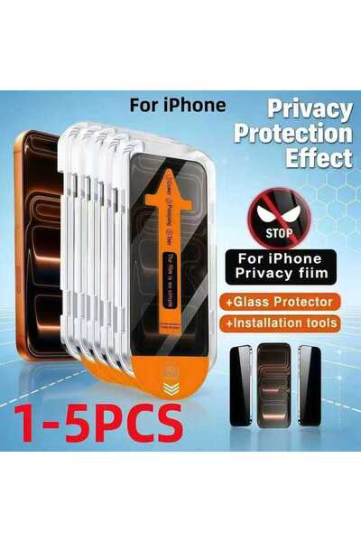 Choice11 قطعة واحدة لهاتف iPhone 14 FCFK، من 1 إلى 5 قطع، زجاج مضاد للتجسس سه...