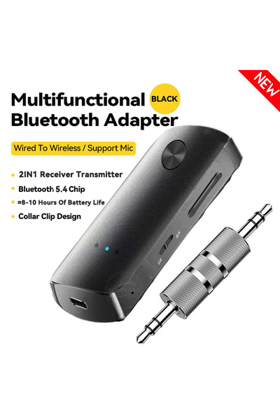 Choice1 محول صوت لاسلكي بلوتوث 5.4 ثنائي في واحد، إصدار قياسي، مزود بمنفذ USB...