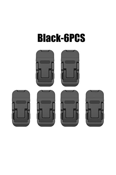 Choice حامل كمبيوتر محمول محمول أسود اللون مكون من 6 قطع، قابل للطي، بأرجل بل...