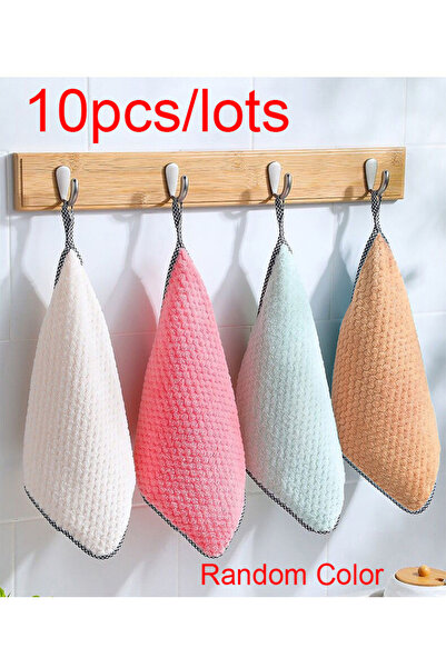 Choice 10pcs Kitchen towel Rag microfiber kitchen rag dish cloth non-stick oi...