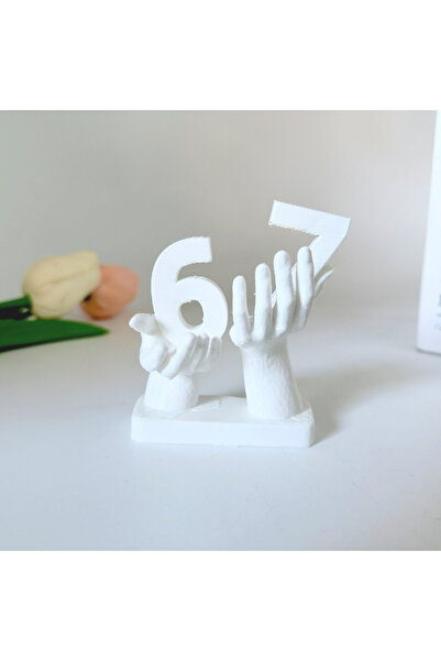 Choice1 تمثال أبيض مطبوع ثلاثية الأبعاد يحمل رمزًا رقميًا إيطاليًا لضعف الدما...