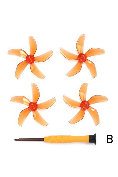 Choice1 مروحة برتقالية اللون، 4 قطع، 2/4 قطع، لطائرة DJI NEO، 5 شفرات، شفرات ...