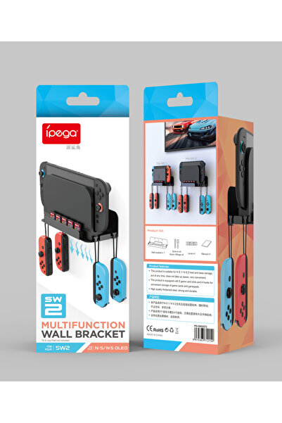 Choice حامل جداري PG-SW2072 لجهاز نينتندو سويتش 2/سويتش 1، موديل PG-SW2072: ح...