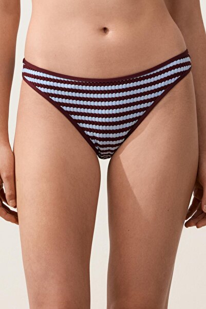 Oysho Çizgili klasik bikini altı