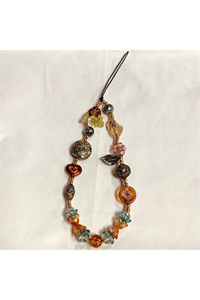 Choice سوار خرز عتيق الطراز من قطعة واحدة، حزام معصم، جراب غلاف هاتف، سلسلة م...