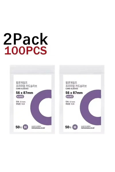 Choice11 100Pcs - 56x87MM 500-1PCS HD Transparent Kpop Idol Card Protective S...