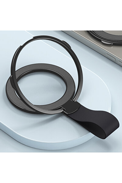 Choice3 حامل هاتف محمول مغناطيسي قوي باللون الأسود مع حامل دوار MagSafe لهوات...
