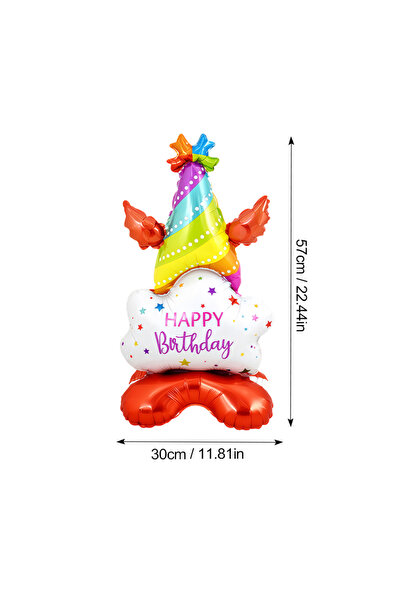 Choice Other Other 1pc 1pc desktop Happy Birthday ballo with bases, party bal...