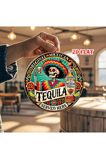 Choice 7.87x7.87in(20x20cm) green 2D flat 1pc floral round aluminum sign,Mexi...