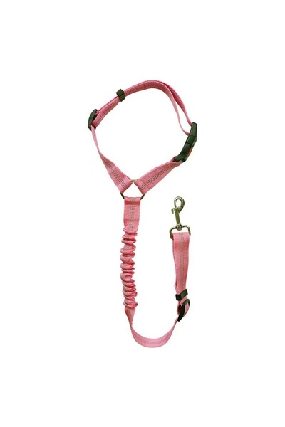 Choice10 Reflective Pink New Solid Two-in-one Dog Harness Leash Pet Car Seat ...