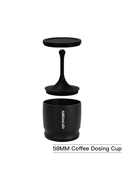 Choice1 كوب خلط قهوة أسود من AliKisscafe، قطعة واحدة، 58 مم، قمع خلط إسبريسو،...