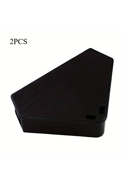 Choice قطعتان من محطة طعم الفئران، مصيدة فئران، صندوق طعم مثلث قابل لإعادة ال...