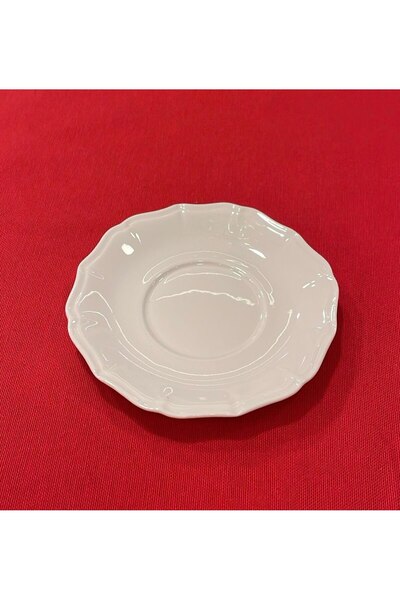 Aryıldız Bone Porcelain 6-Piece Tea Plate Set