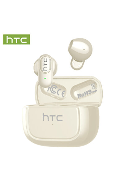 choice2 سماعات أذن بلوتوث HTC NE51 بيضاء اللون، سماعات أذن صغيرة رياضية لاسلك...