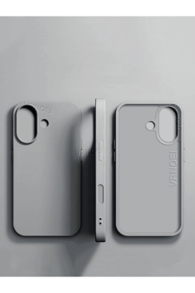 Choice iPhone 14 Pro Light Gray Luxury Silicone Case for iPhone 17 16 14 12 1...