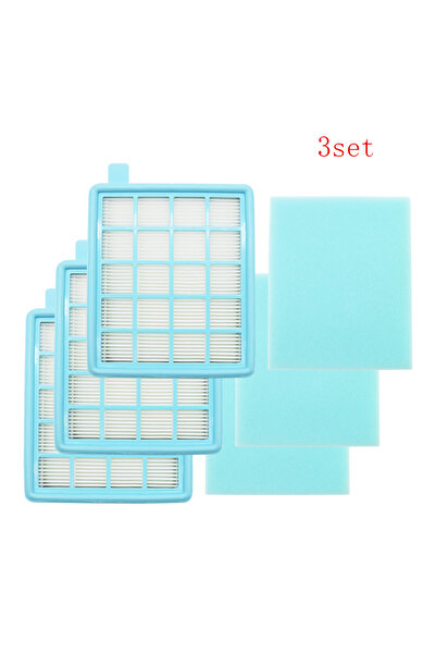 Choice مجموعة من 3 فلاتر هيبا بديلة للمكنسة الكهربائية من فيليبس، متوافقة مع ...