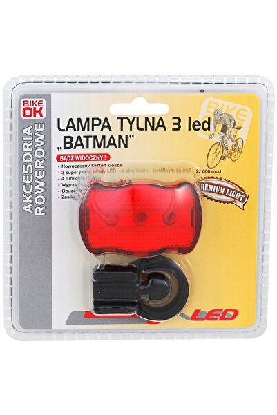 Other Lampă de bicicletă Batman cu 5 LED-uri pentru scaunul din spate