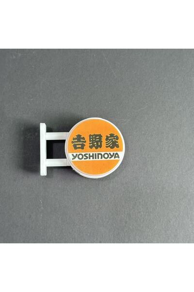 Choice6 شعار مطعم، مغناطيس ثلاجة، لافتة صغيرة مضيئة لمطعم يوشينويا، ماتسويا، ...