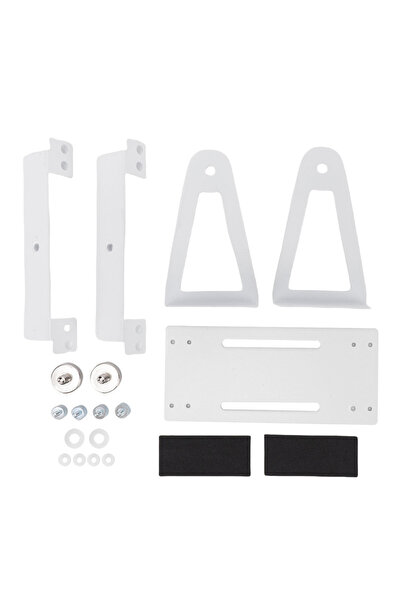Choice1 حامل مروحة مكتبي متعدد الأغراض قابل للدوران 360 درجة، أبيض اللون، منا...