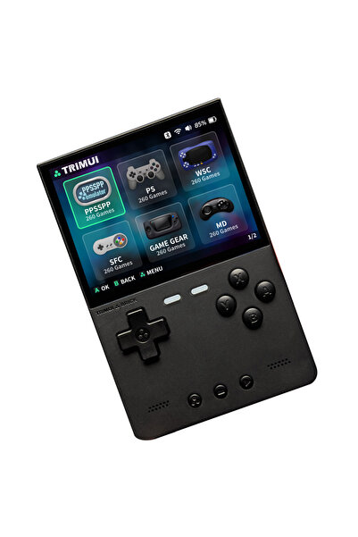 Choice8 128 جيجابايت (14 ألف لعبة) جهاز ألعاب محمول كلاسيكي من TRIMUI BRICK أ...