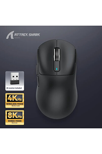 Choice3 ماوس ألعاب لاسلكي خفيف بتقنية بلوتوث X3Pro Black Attack Shark X3 X3Pr...