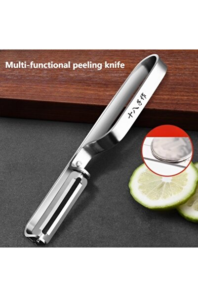 Choice مقشرة خضراوات مطبخية من الفولاذ المقاوم للصدأ برأسين، مقشرة ومبشرة بطي...