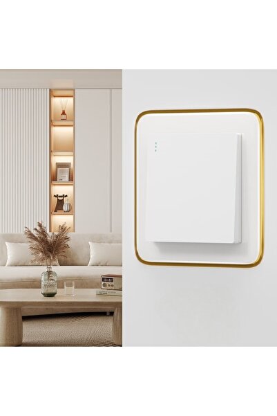 Choice قطعة واحدة بيضاء، غطاء حماية جديد مضاد للأوساخ لمفتاح التشغيل، نوع مشب...