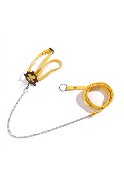 Choice5 Yellow S Turtle Traction Belt Control Rope Training Belt Outdoor Walk...