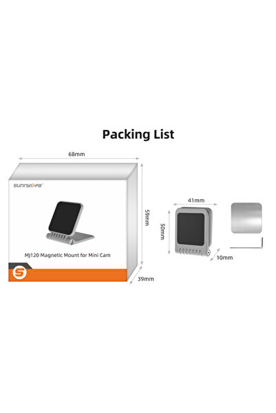 Choice قائمة قواعد التثبيت المغناطيسية لكاميرات DJI Osmo Nano/Insta360 Go Ult...