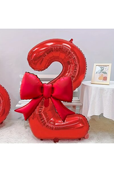 Choice6 Number 32inch HG9182-2 2pcs large 32inch Red Number Digital 0-9 Ballo...