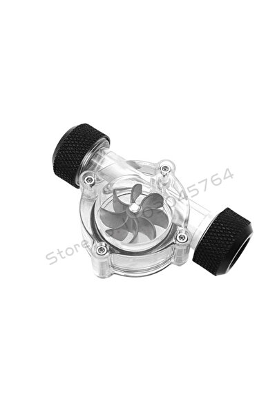 Choice Acrylic - No Light Computer Water Cooling Flowmeter 8 Impeller Flow Mo...