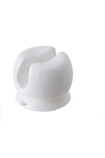 Choice قطعتان من ملحقات الحمام البيضاء (1/5 قطعة): حامل فرشاة أسنان مزود بكوب...